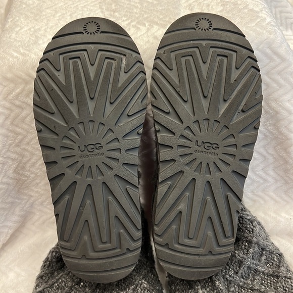 Women's UGG Classic Cardy Sweater Wool Knit Knee Sock Boots BLACK 8 - Picture 8 of 8